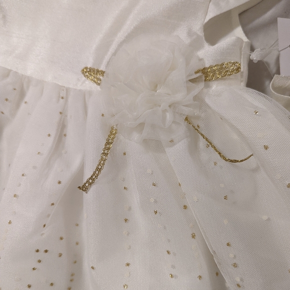 NWT Special Occasion by Marmellata Ivory Formal Dress Size 18M - Picture 7 of 8